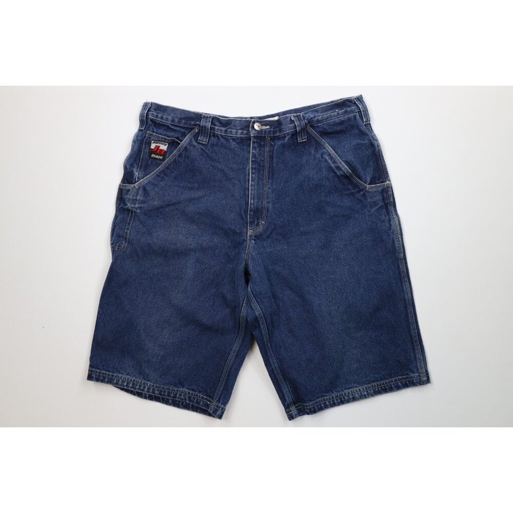 Vtg Johnny Blaze Mens 38 Faded Method Man Wutang Loose Baggy Fit Denim Shorts